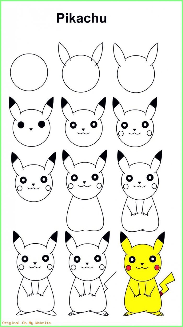 18 EASY DRAWING TUTORIALS | KnittingFoodHobby