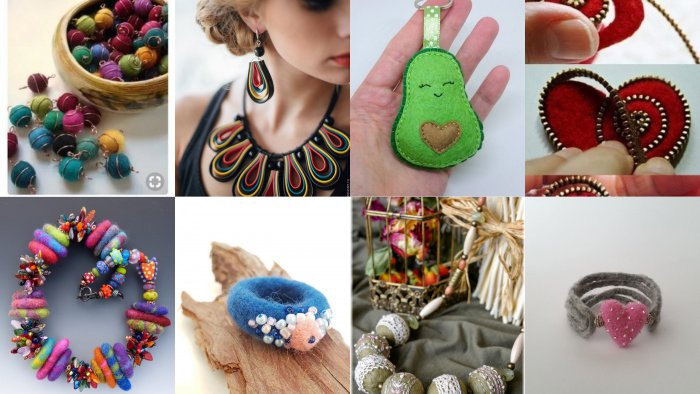 20 Felt Jewelry Ideas