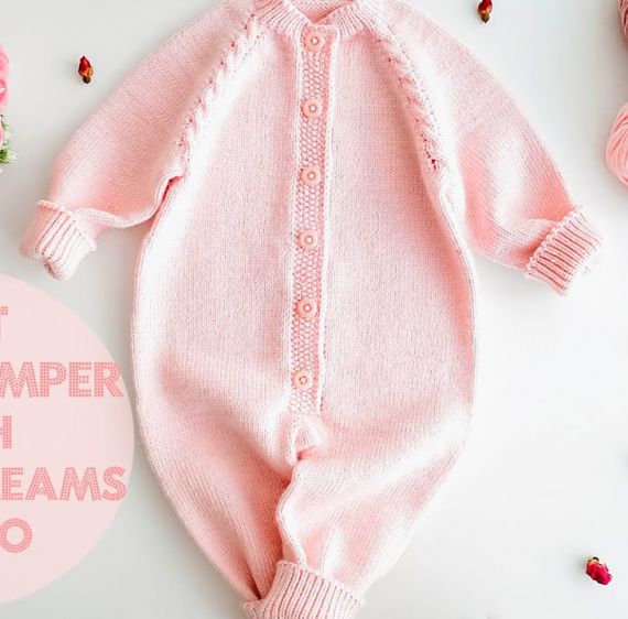 2021 Knit Soft Baby Romper 2
