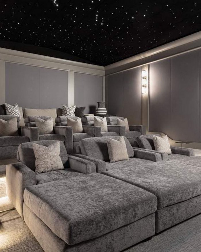 home theater room colors