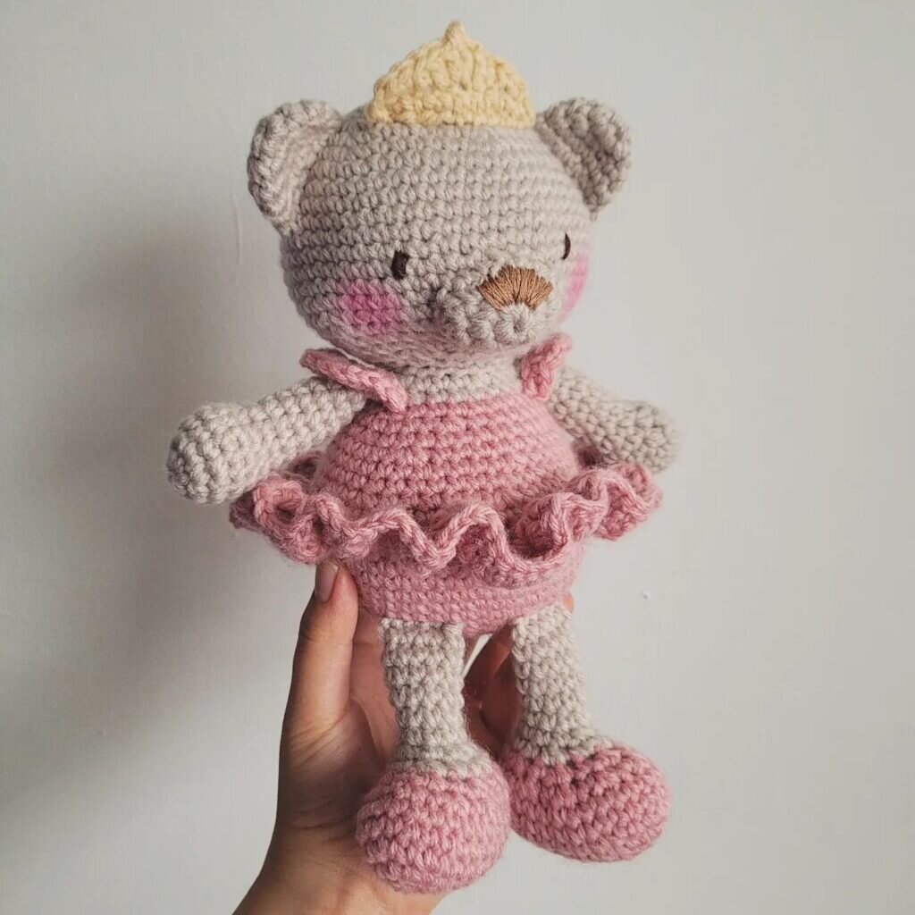 Amigurumi Ballet Bear Free Pattern 1