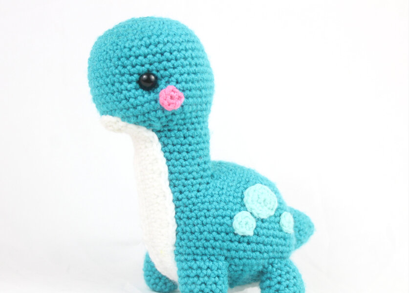 Amigurumi Brontosaurus Dinosaur Crochet Pattern