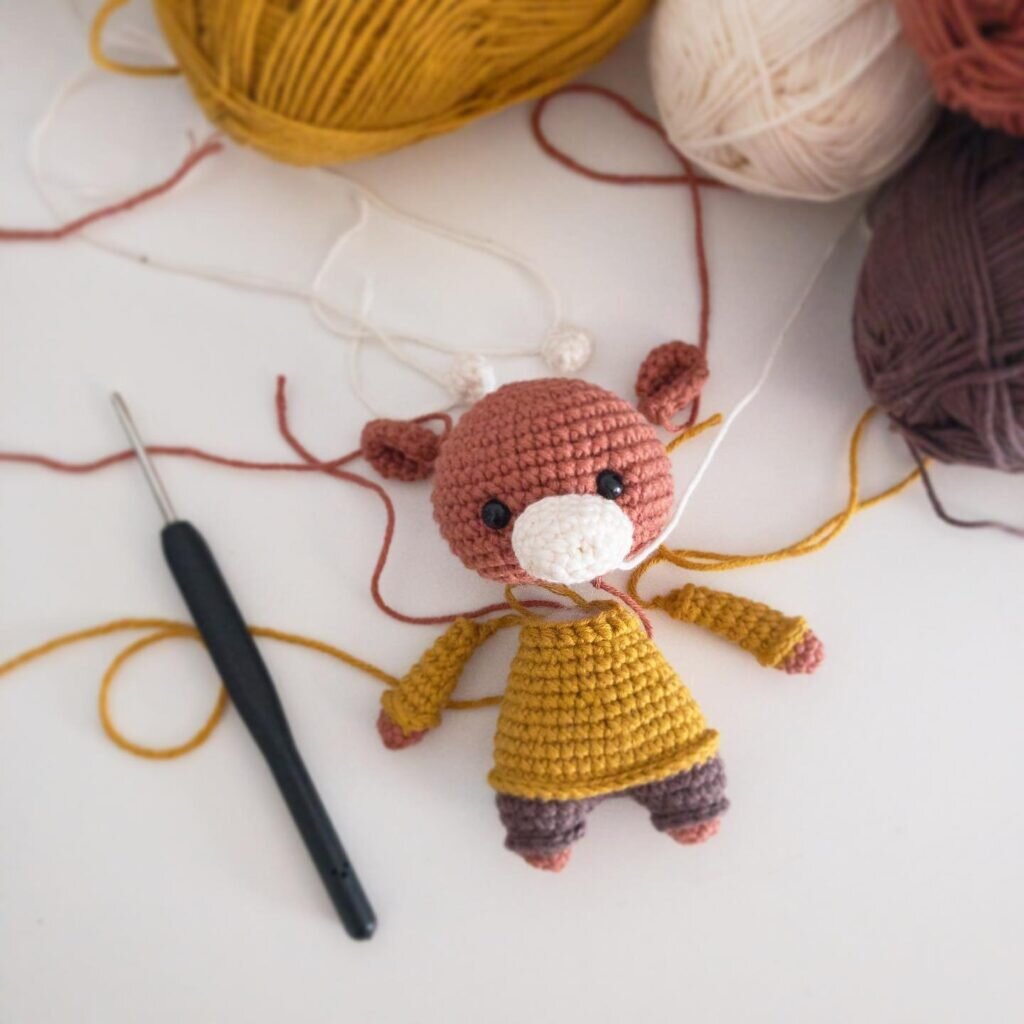 Amigurumi Bull Free Crochet Pattern 2