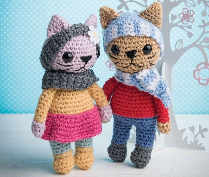 Amigurumi Cat Free Crochet Pattern 1