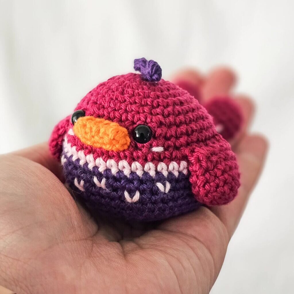 Amigurumi Chick Bird Free Pattern 9