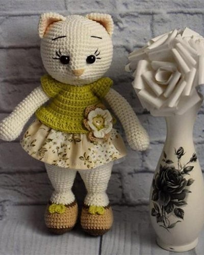 Amigurumi Cute Cat Free Pattern