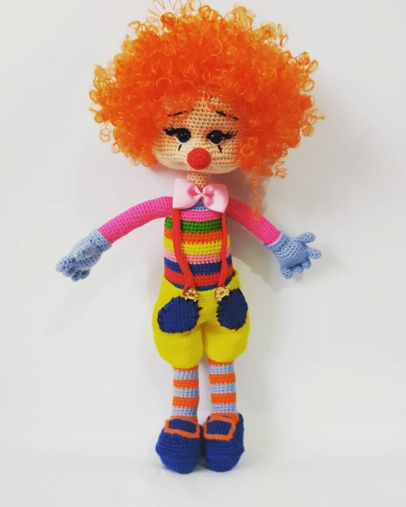 Amigurumi Cute Clown Making Free Pattern 1