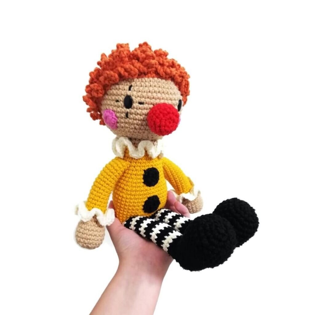 Amigurumi Cute Clown Making Free Pattern 2