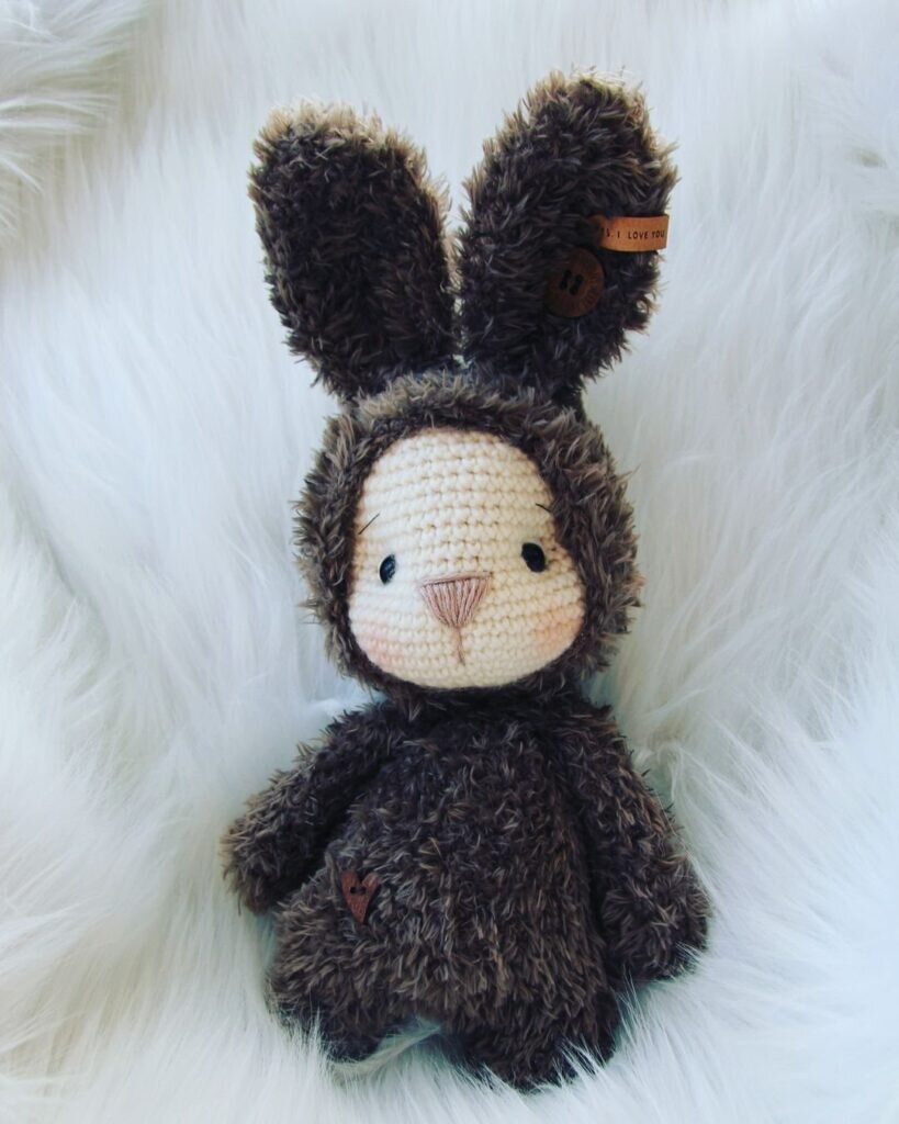 Amigurumi Hoodie Bunny Free Pattern 2