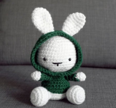 Amigurumi Hoodie Bunny Free Pattern