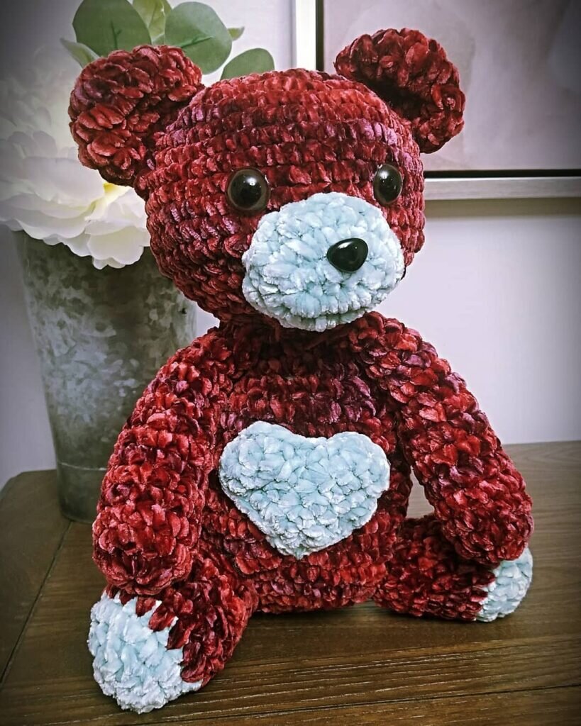 Amigurumi Velvet Teddy Bear Free Pattern 1