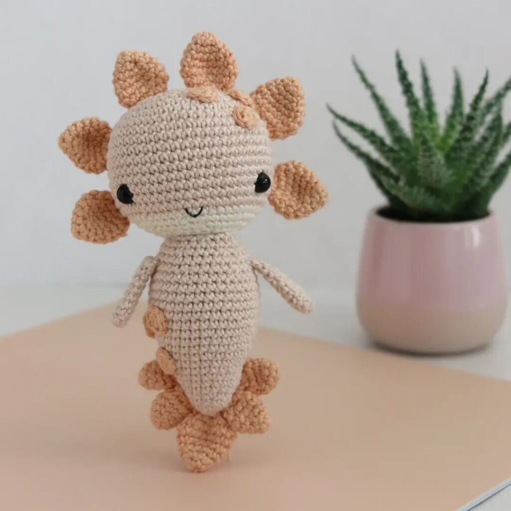 Axolotl Amigurumi Free Crochet Pattern 2