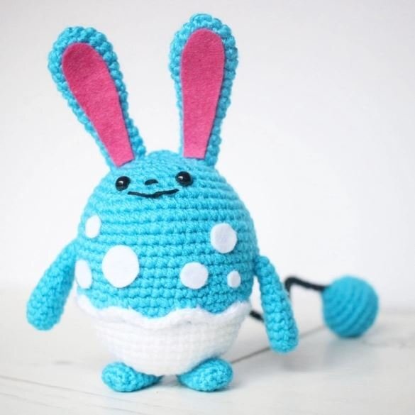 Azumarill Free Amigurumi Pattern