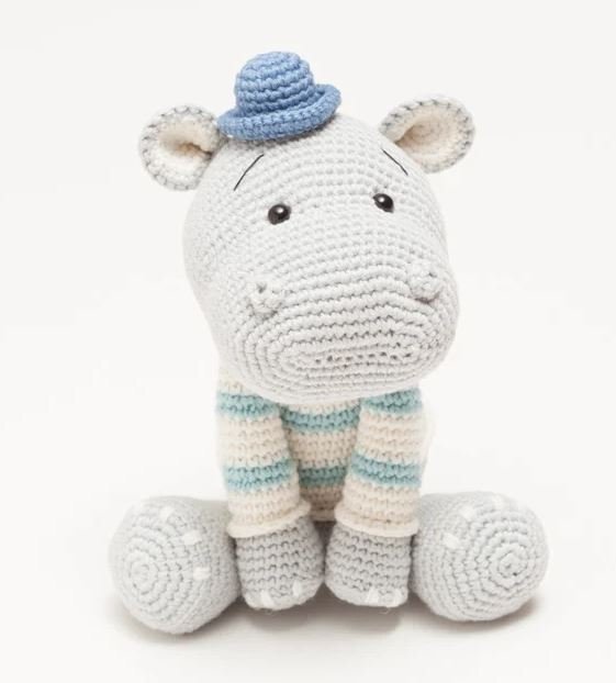 Beach Hippo Free Crochet Pattern 1