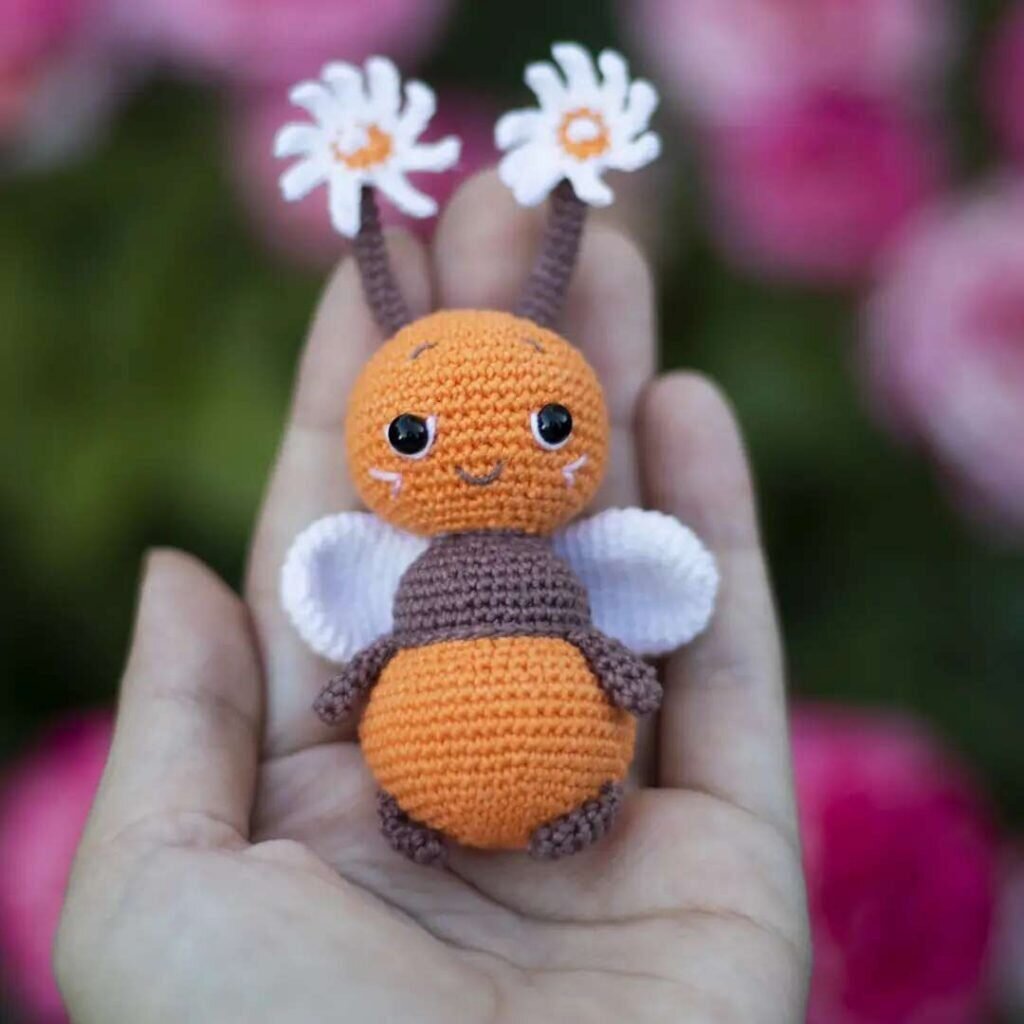 Bee Crochet Free Pattern 2