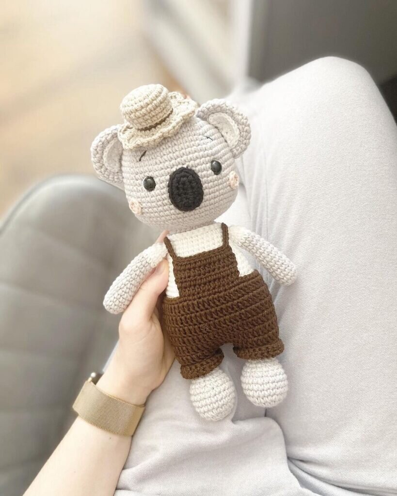 Chris the Koala Free Crochet Pattern 1