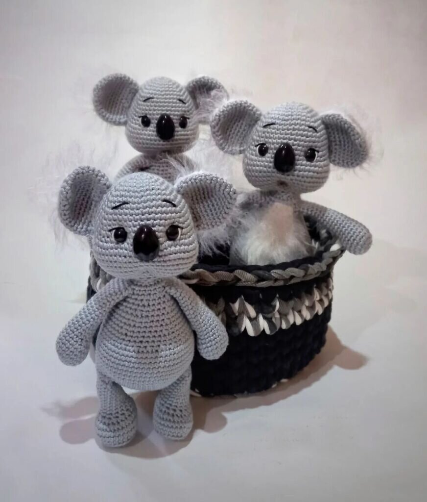 Chris the Koala Free Crochet Pattern 2