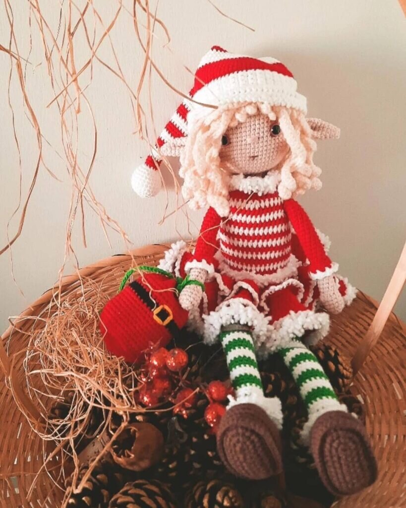 Christmas Tree Doll Free Crochet Pattern 2