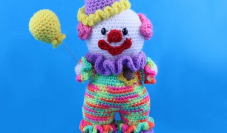 Clown Amigurumi Doll Free Pattern
