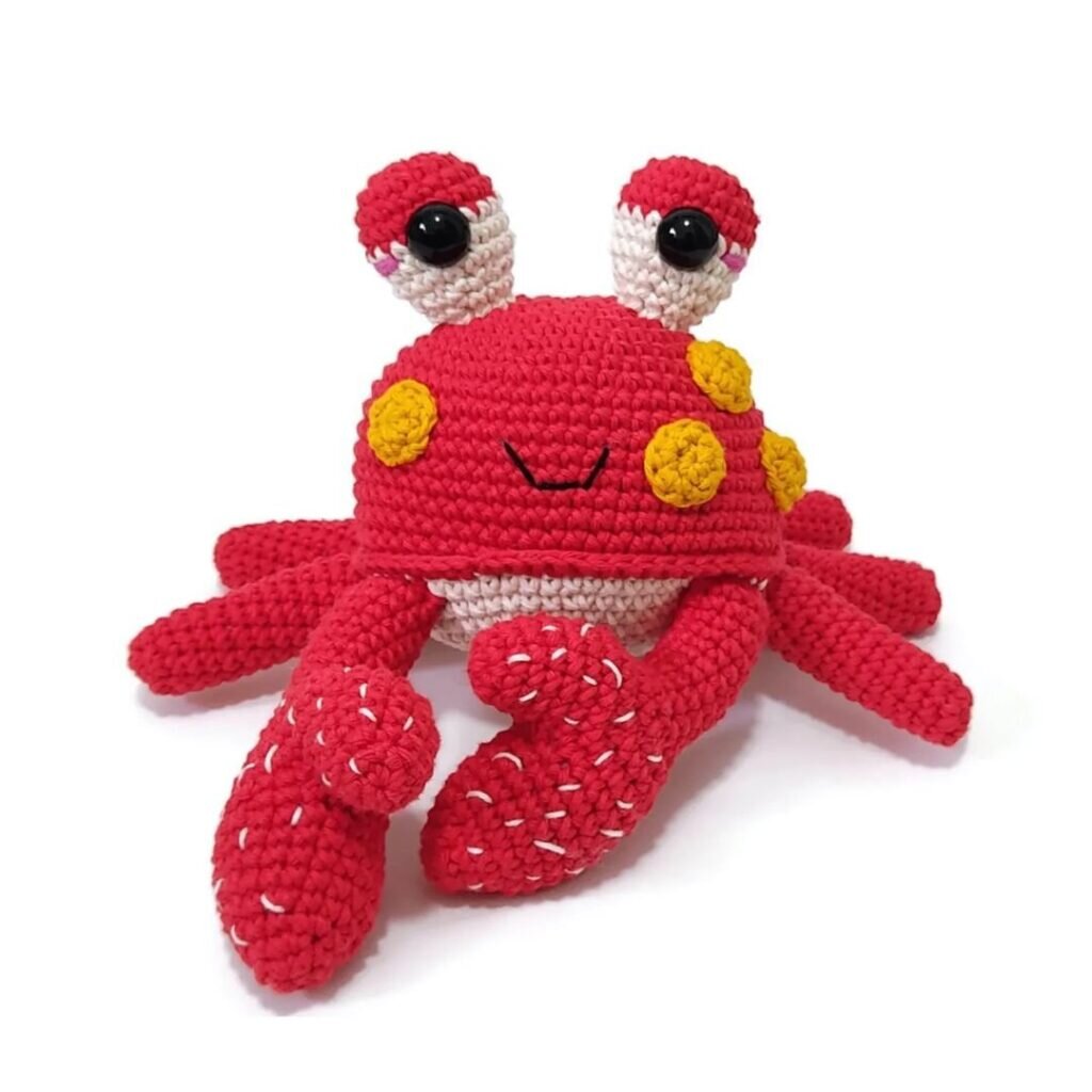Crab Crochet Free Pattern 1