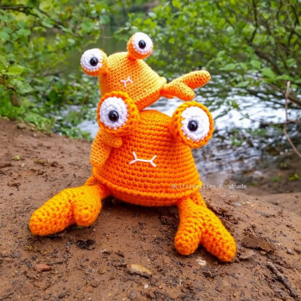 Crab Crochet Free Pattern 2