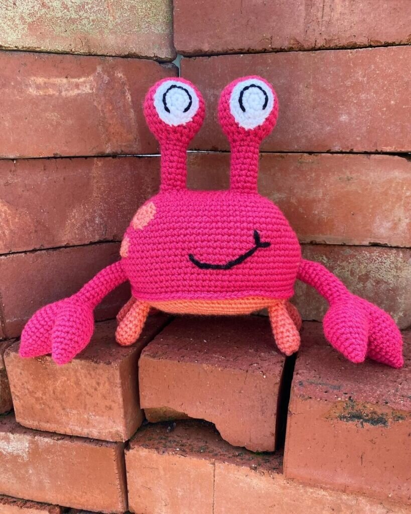 Crab Crochet Free Pattern 3
