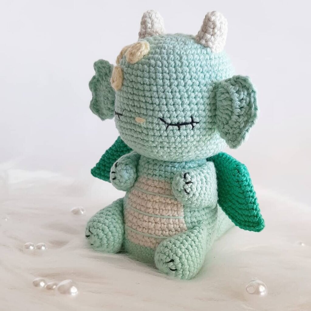 Crazy Dragon Free Crochet Pattern 2