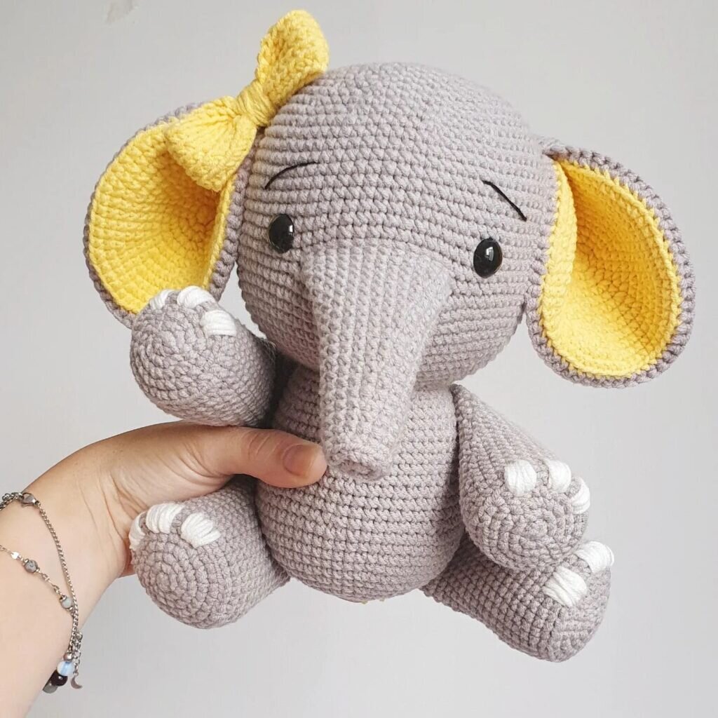 Crochet Elephant Free Pattern 2