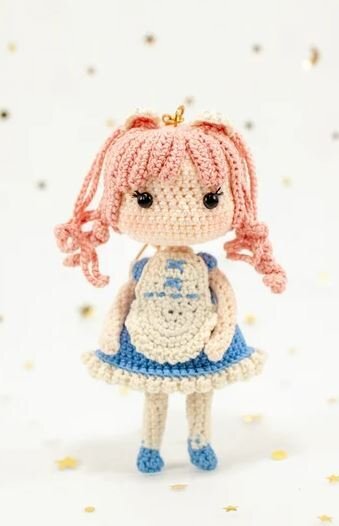 Crochet Mini Doll Free Pattern 1