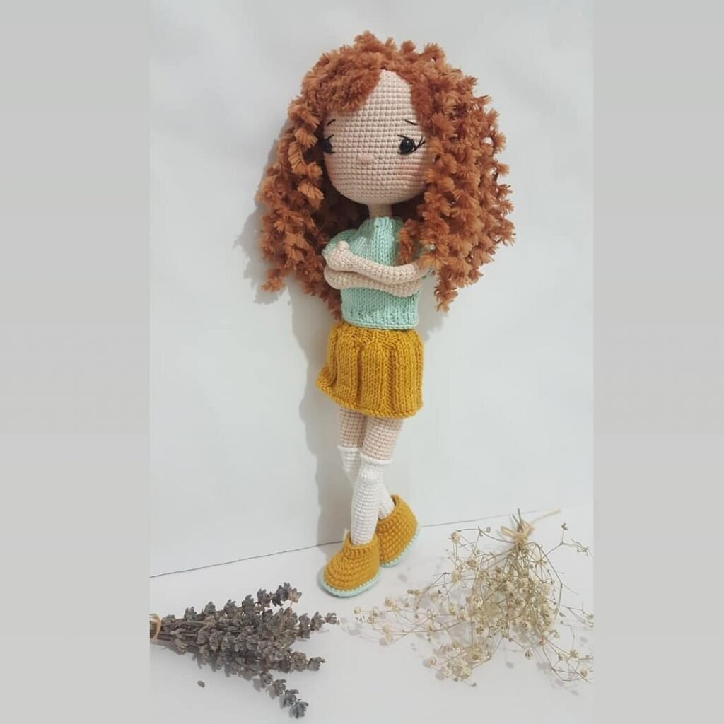 Crochet Mini Doll Free Pattern 3