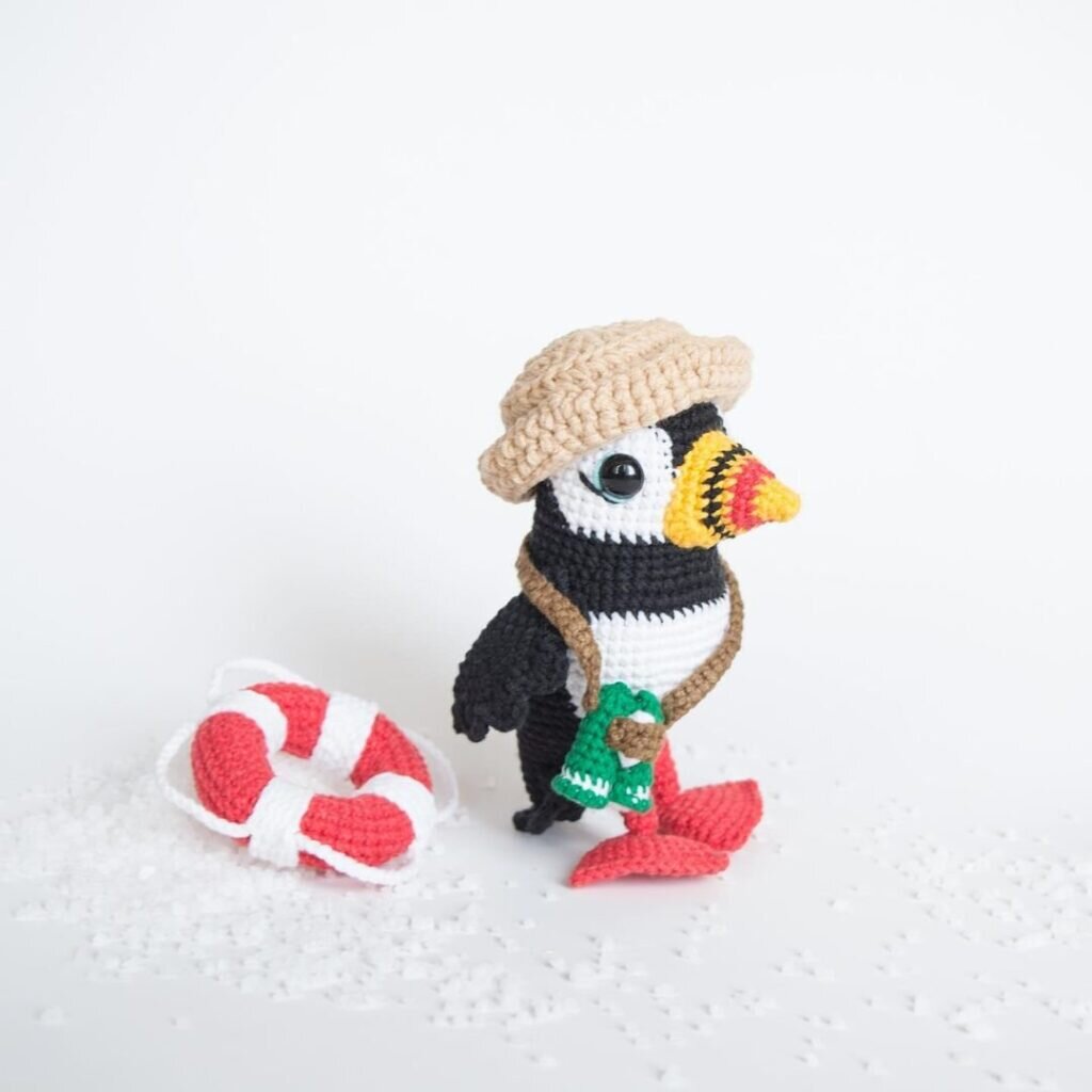 Crochet Puffin Amigurumi Free Pattern 1