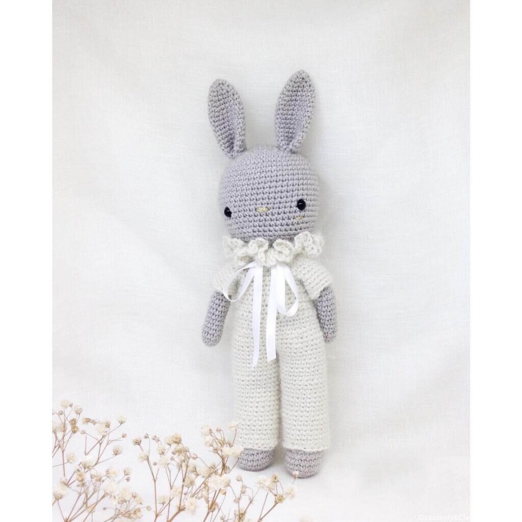 Crochet Sleeping Bunny Free Pattern 2