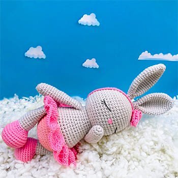 Crochet Sleeping Bunny Free Pattern