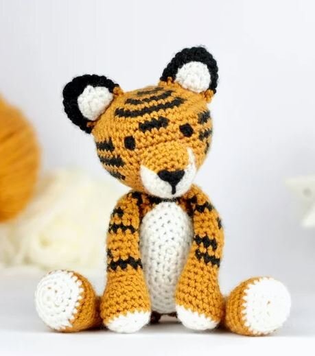 Crochet Tiger Doll Free Amigurumi Pattern 1