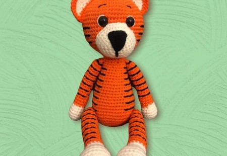 Crochet Tiger Doll Free Amigurumi Pattern