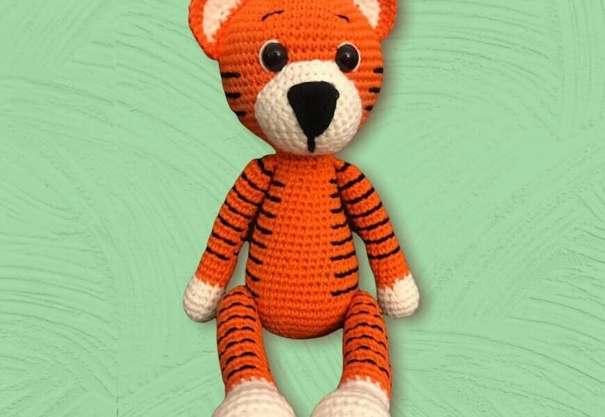 Crochet Tiger Doll Free Amigurumi Pattern