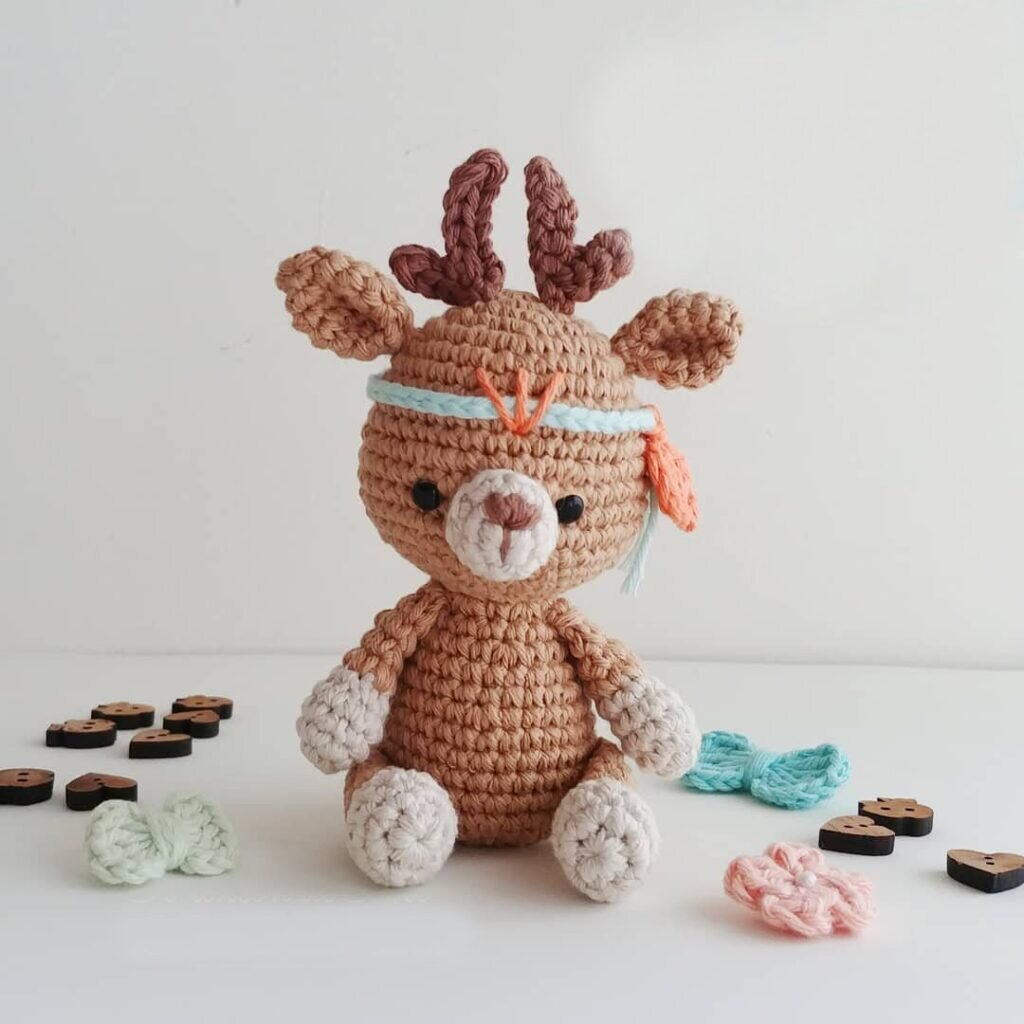Deer Free Crochet Pattern 2
