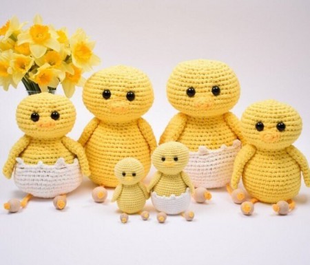 Easter Chicks Free Crochet Pattern