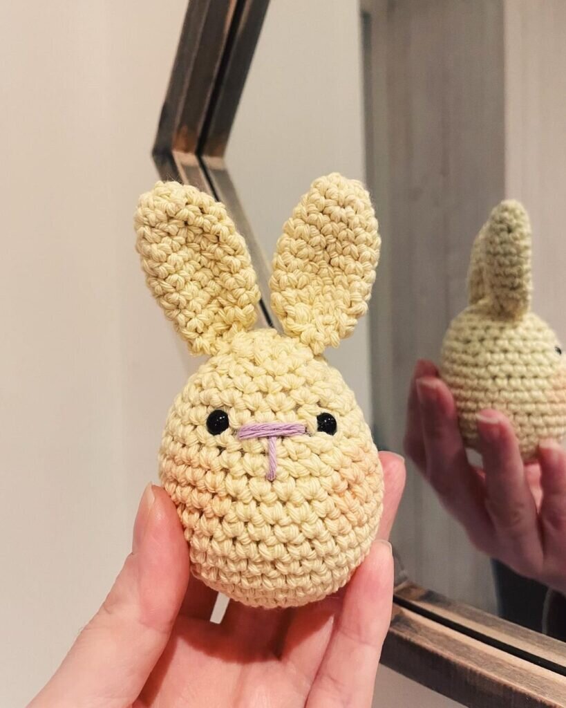 Easter Egg Bunny Amigurumi Free Pattern 2