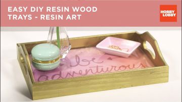 Easy Diy Resin Wood Trays