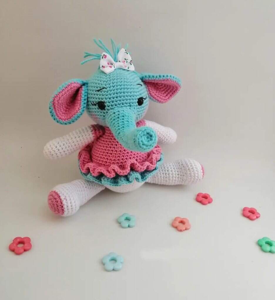 Elephant Free Amigurumi Pattern 1