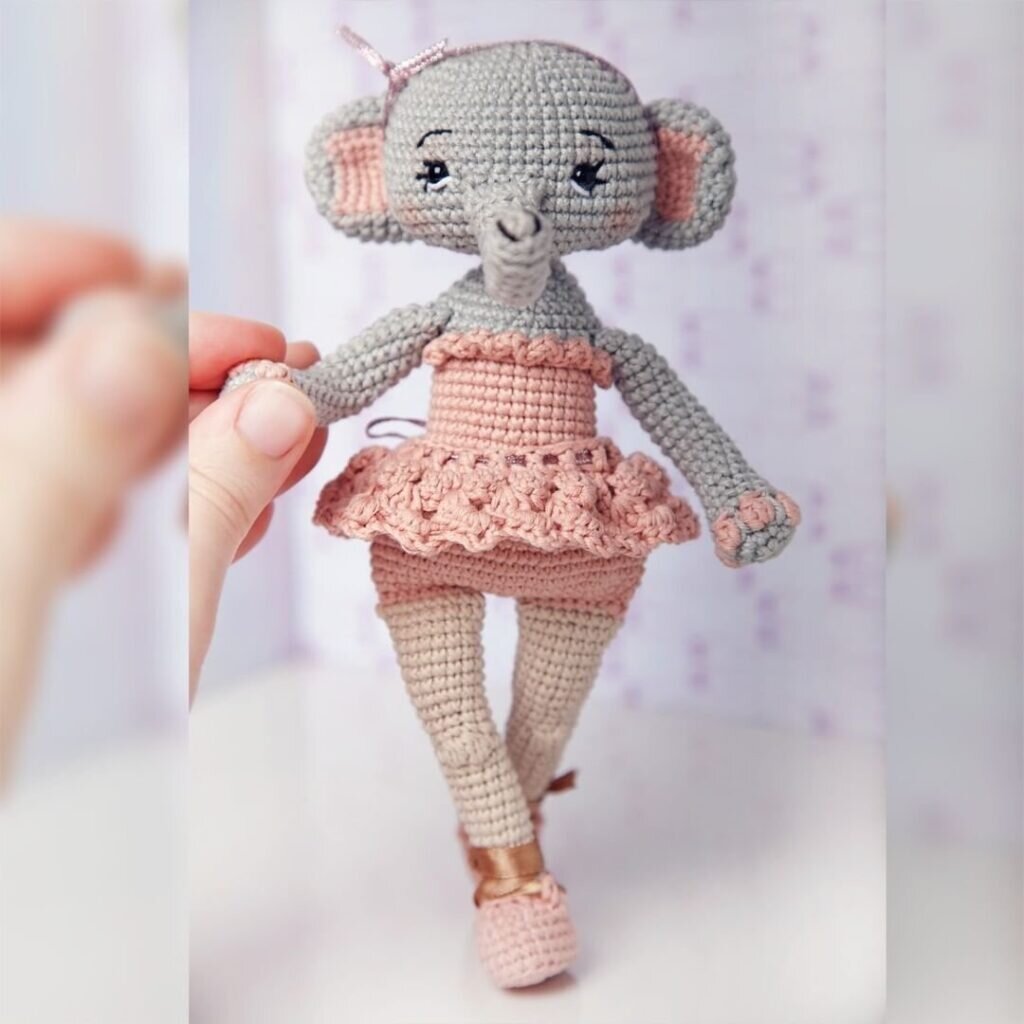 Elephant Free Amigurumi Pattern 1