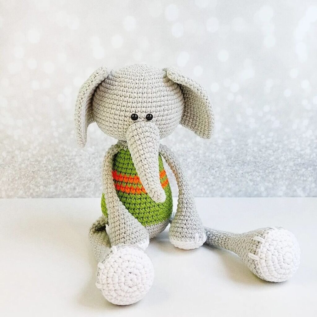 Elephants Amigurumi Free Pattern 1