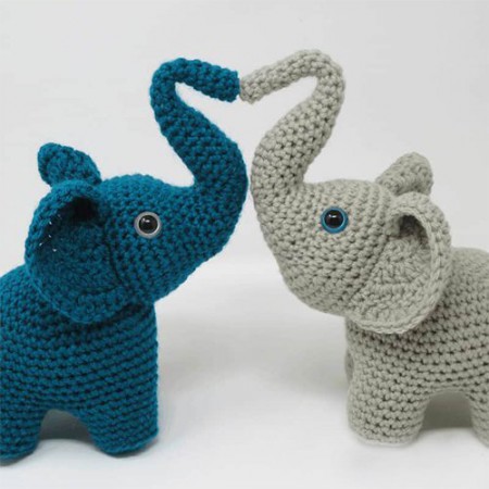 Elephants Amigurumi Free Pattern