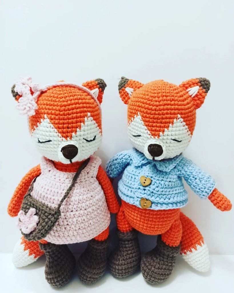 Fox Amigurumi Free Pattern 1