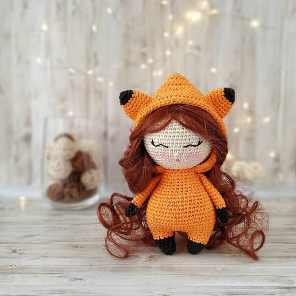 Fox Girl Foxella Doll Free Pattern 1