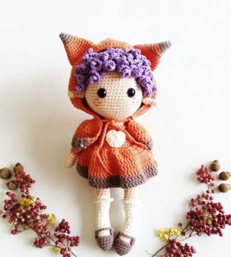 Fox Girl Foxella Doll Free Pattern