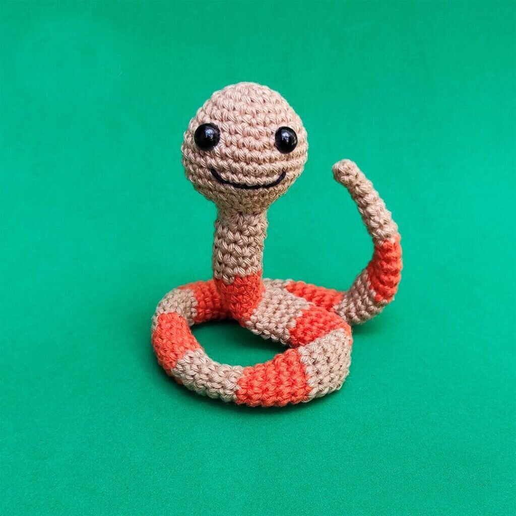 Free Amigurumi Snake Crochet Pattern 1