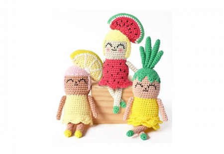 Fruit Girls Free Crochet Pattern