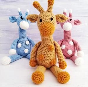 Giraffe Free Crochet Pattern